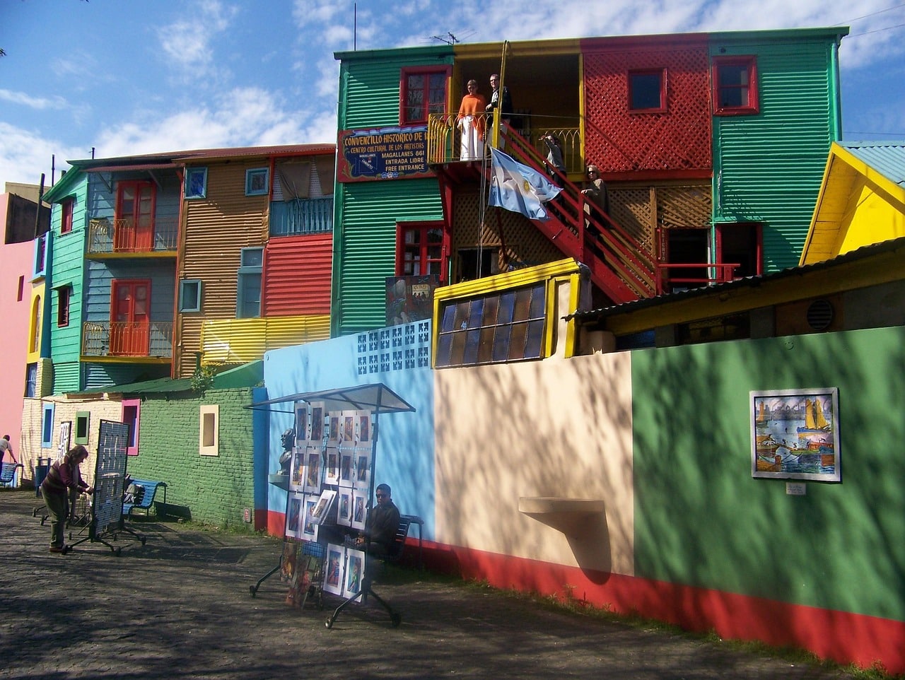 Tourists enjoying Buenos Aires Argentina