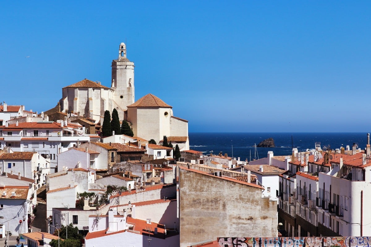 Cadaqués whitewashed village Costa Brava Spain
