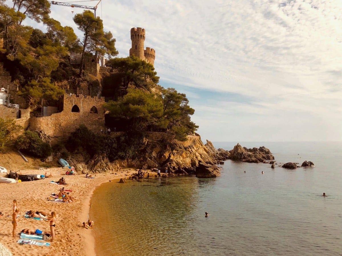 Lloret de Mar beach Costa Brava Spain