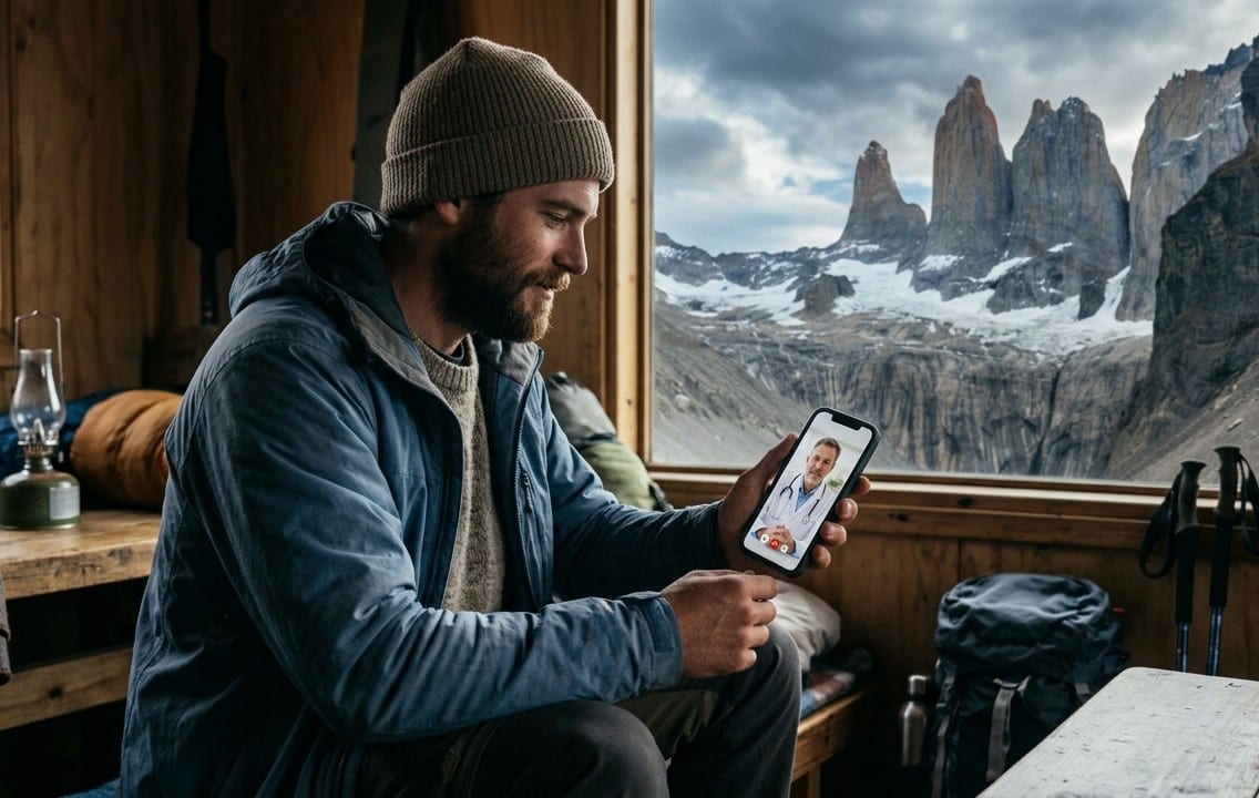 sick in Torres del Paine