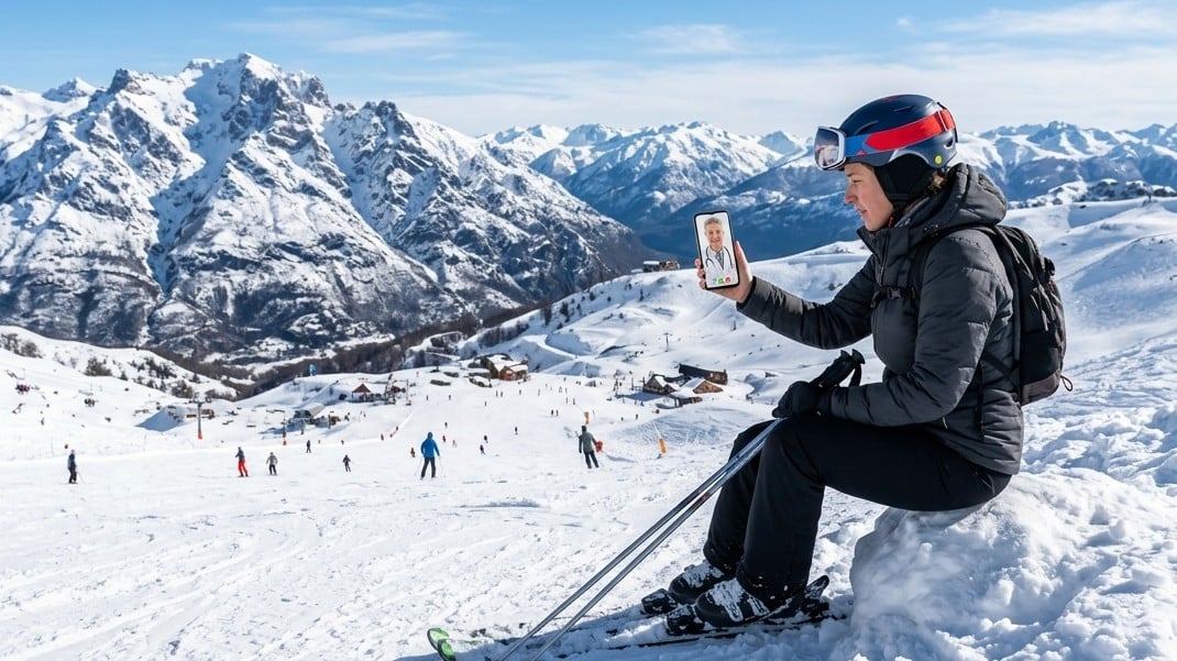 skiing injuries Bariloche Argentina