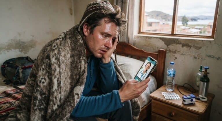 Altitude at Lake Titicaca -Online consultation
